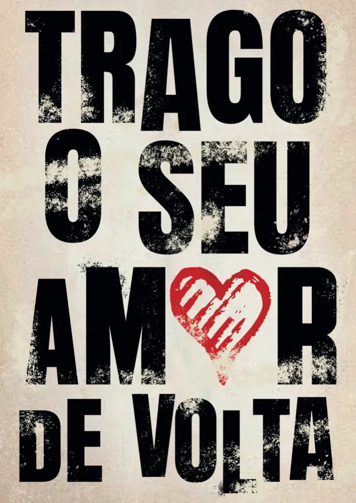 Lambe: Trago o seu amor de volta, com coração vermelho