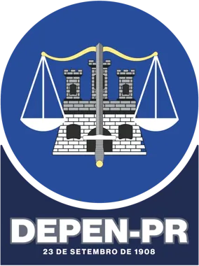 Brasão do DEPEN Paraná com balança