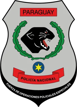 Brasão da força de operações policiais especiais do Paraguai, com pantera