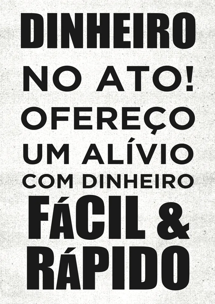 Lambe: Dinheiro no ato! Ofereço um alívio com dinheiro fácil e rápido