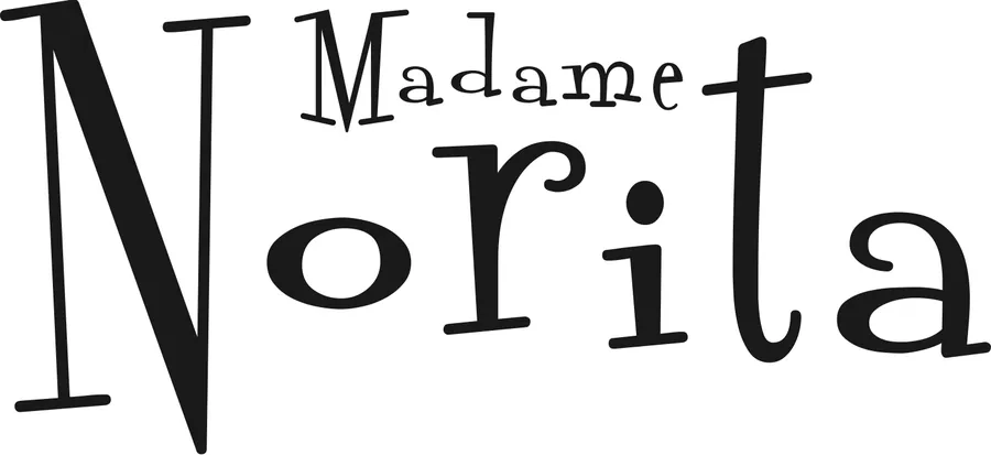 Logotipo Madame Norita com N alto e serifado