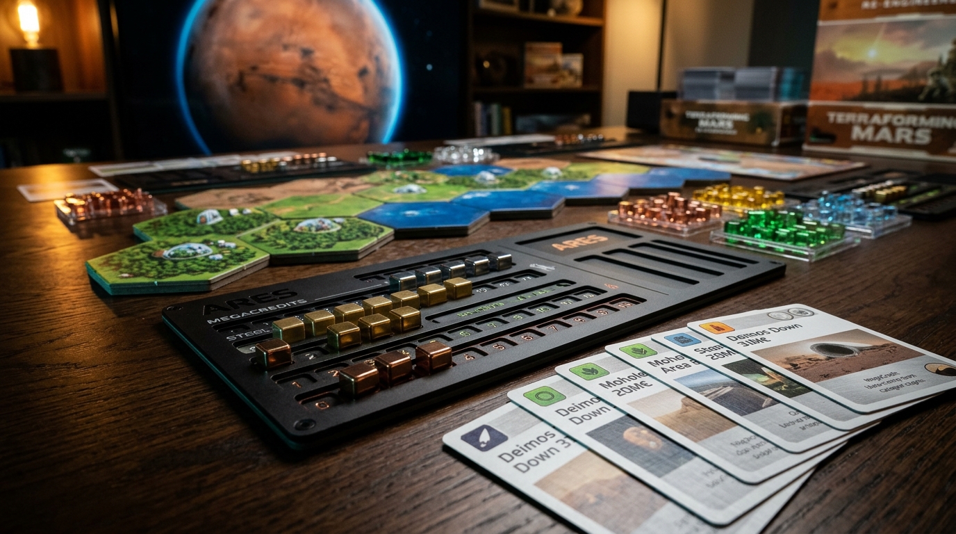 Terraforming Mars: Re-Engineered Tabletop UX & Component Redesign